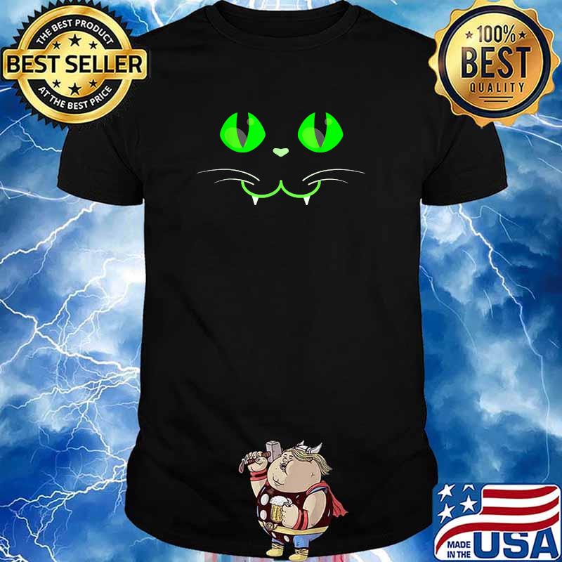 Halloween Black Cat Witch T-Shirt