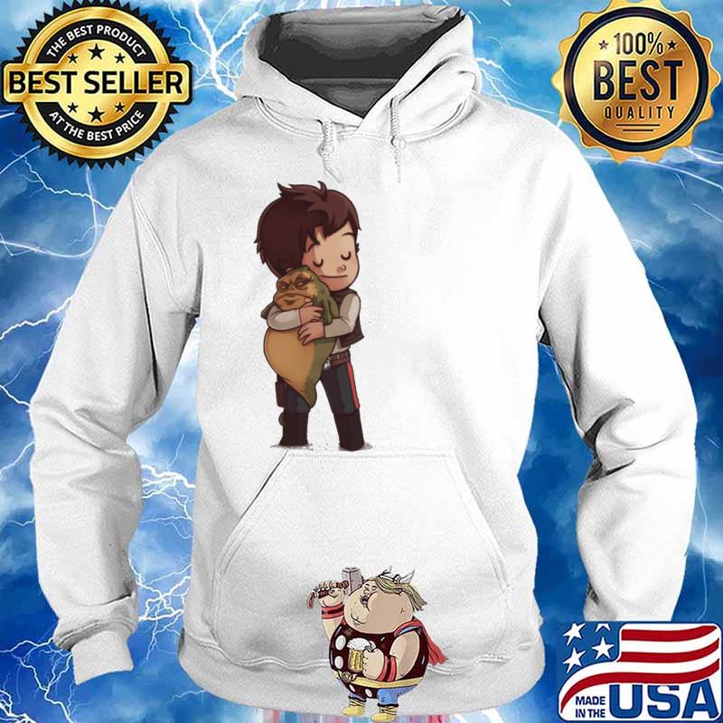 Han solo hug Jabba the Hutt s Hoodie