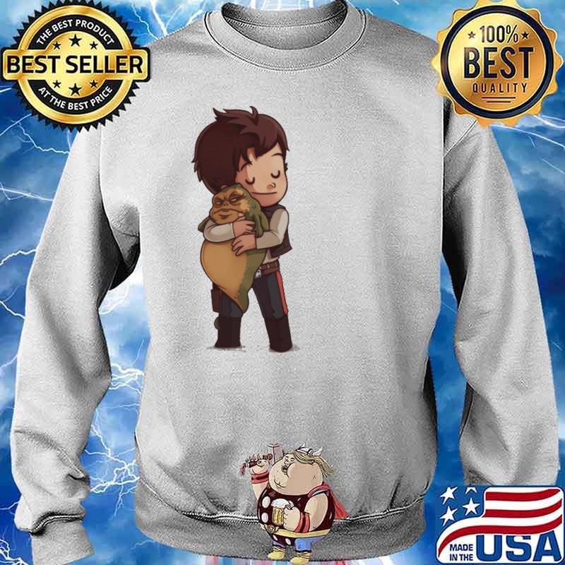 Han solo hug Jabba the Hutt s Sweater
