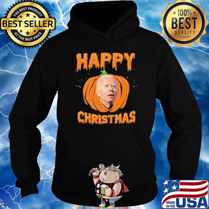 Happy christmas joe biden pumpkin s Hoodie