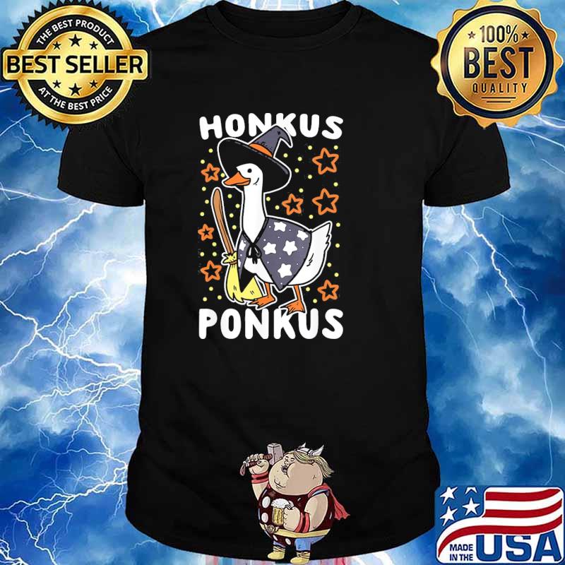 Honkus ponkus duck witch halloween shirt