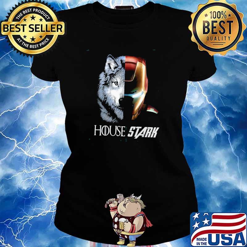House stark captain america wolf s Ladies tee