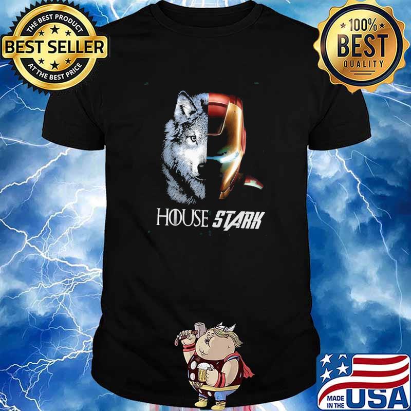 House stark captain america wolf shirt