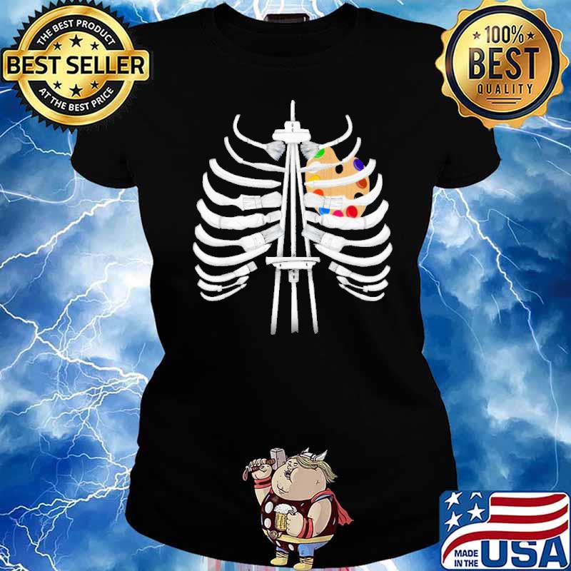 I Can Feel It In My Bones Art Bones Shirt Ladies tee