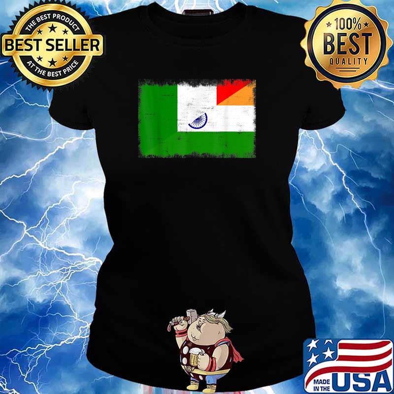 India Flag Indian Roots T-Shirt Ladies tee