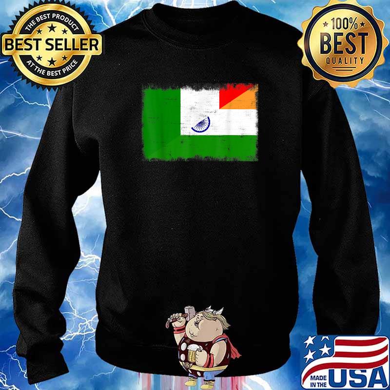 India Flag Indian Roots T-Shirt Sweater