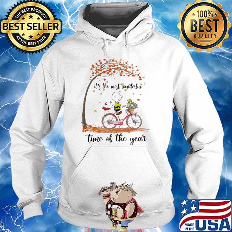 It’s the most wonderful time of the year Snoopy and Charlie Brown Halloween s Hoodie