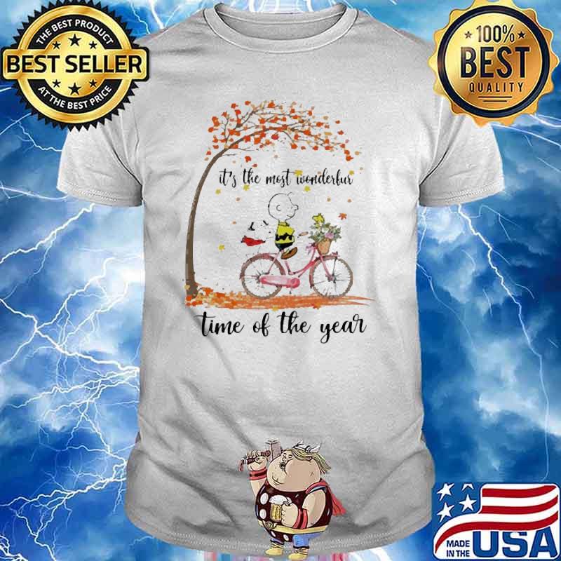 It’s the most wonderful time of the year Snoopy and Charlie Brown Halloween shirt