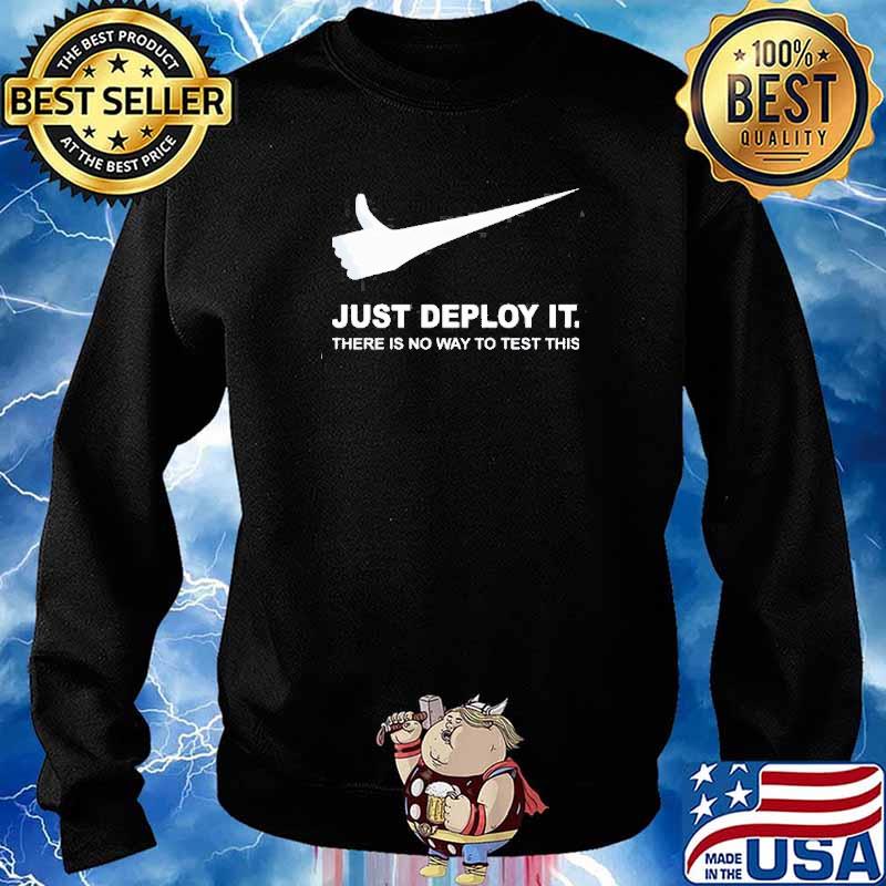 Just deploy it there is no way to test this s Sweater