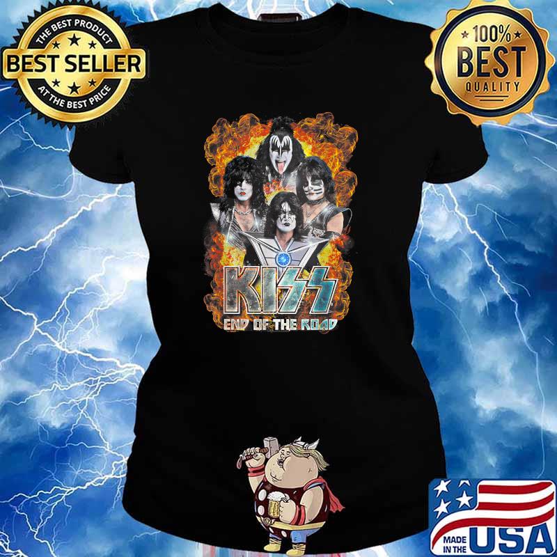 KISS End Of The Road Band Music T-Shirt Ladies tee