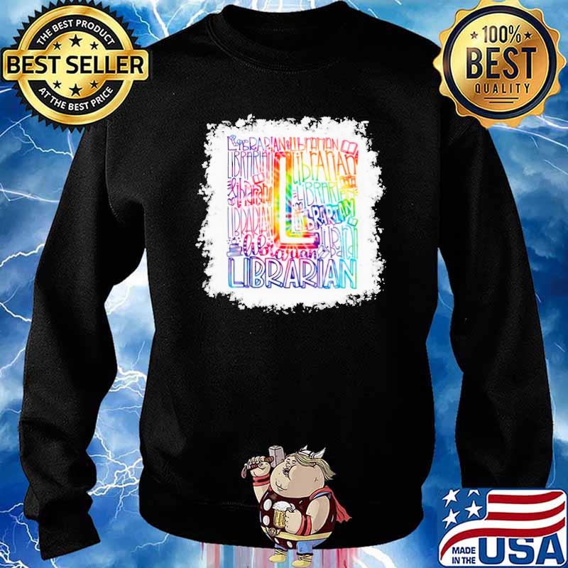 Librarian tie dye s Sweater