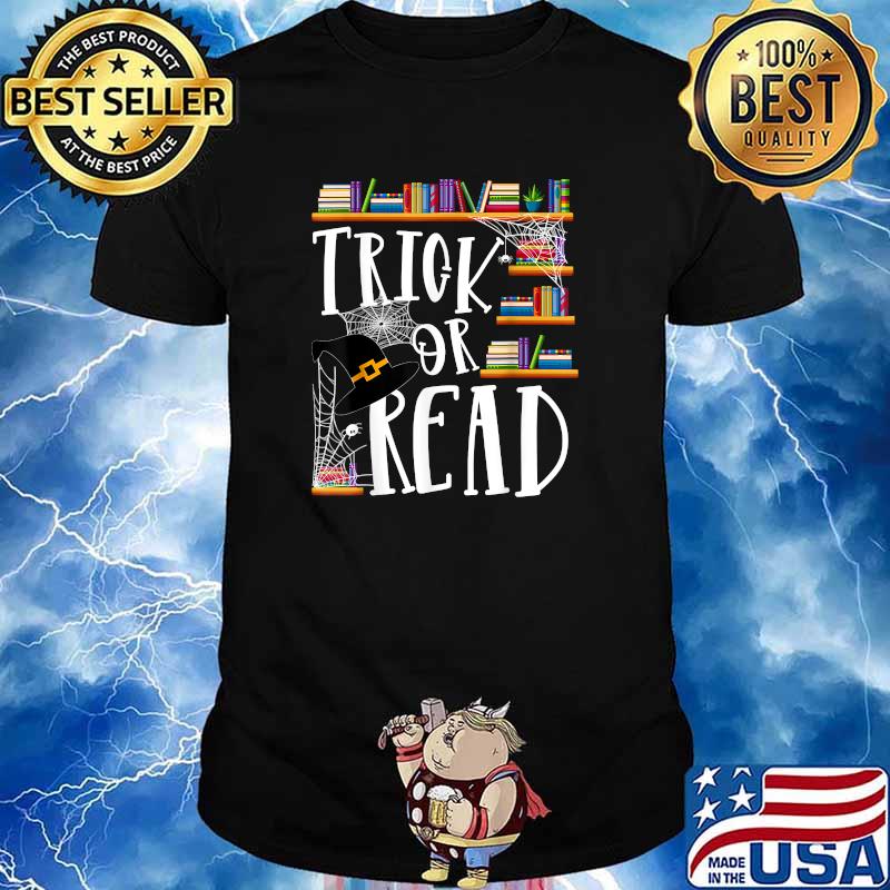 Librarian Trick or Read Library Event Halloween Book Lovers T-Shirt