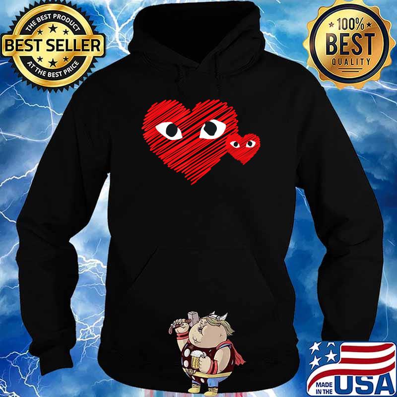Lovely Red Heart Valentine T-Shirt Hoodie