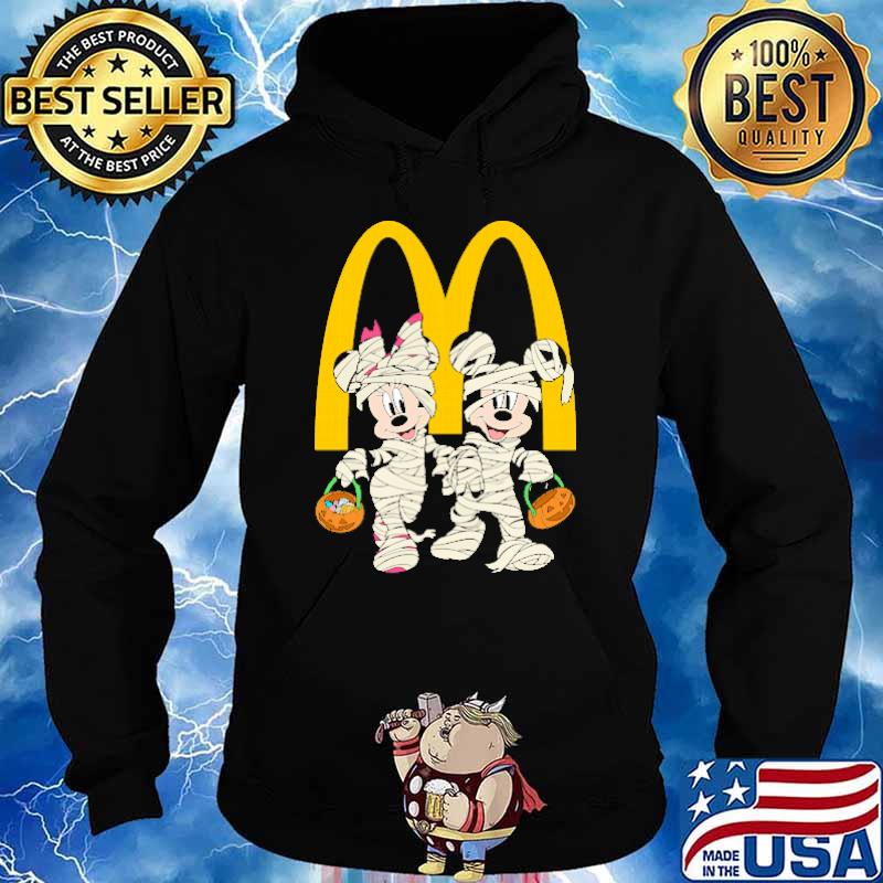 Mcdonalds logo minnie and mickey mouse s Hoodie