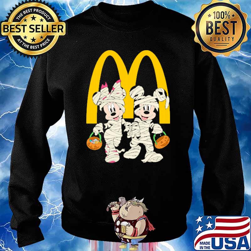 Mcdonalds logo minnie and mickey mouse s Sweater