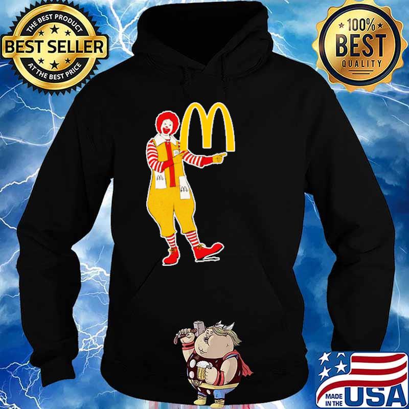 Mcdonalds logo with clown s Hoodie