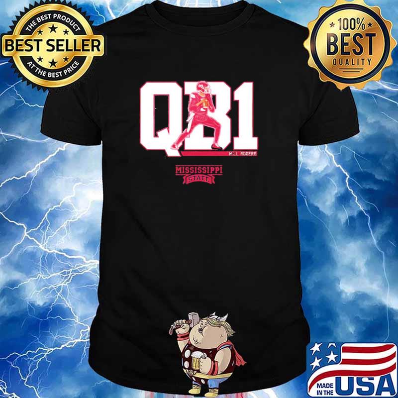Mississippi State will rogers QB1 shirt