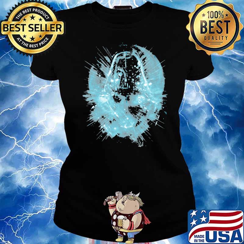 Nefarious nebula blue darth vader star wars s Ladies tee