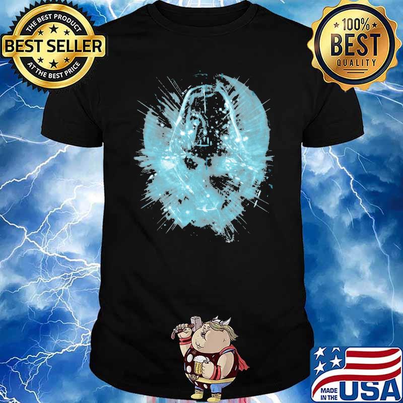 Nefarious nebula blue darth vader star wars shirt
