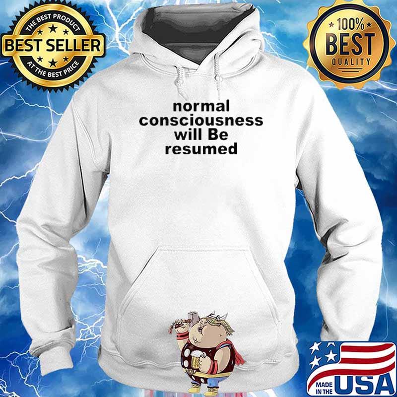 Normal consciousness will be resumed s Hoodie