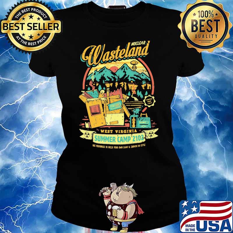 Nuclear Wasteland Summer Cam 2102 Shirt Ladies tee