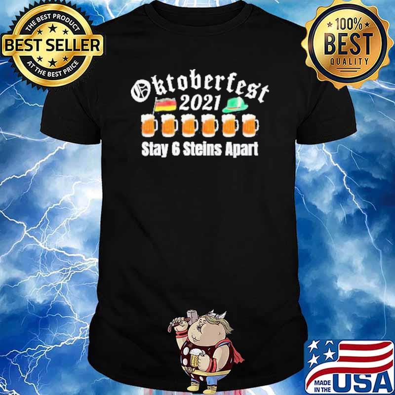 Oktoberfest 2021 6 Stein Apart Beer Shirt