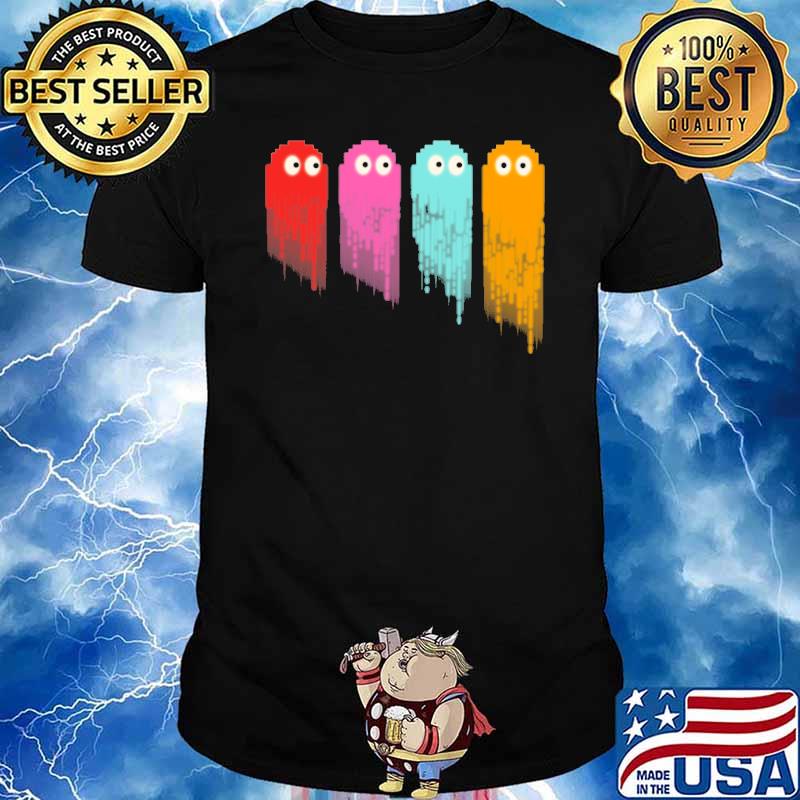 Pacman Colorful Ghost Shirt