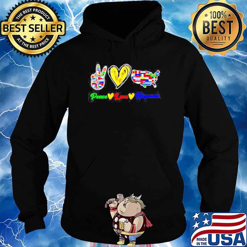 Peace Love National Hispanic Heritage Month s Hoodie