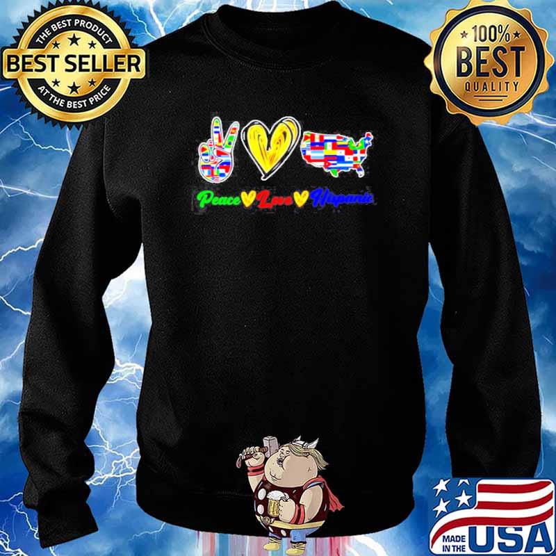 Peace Love National Hispanic Heritage Month s Sweater