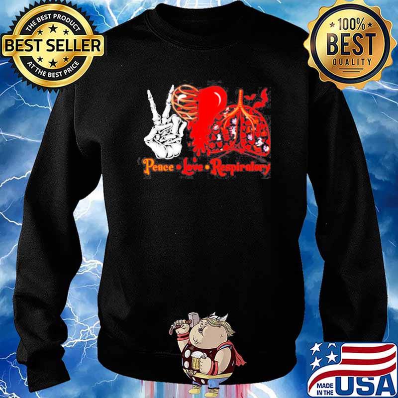 Peace Love Respiratory Halloween s Sweater