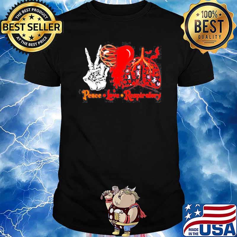 Peace Love Respiratory Halloween shirt