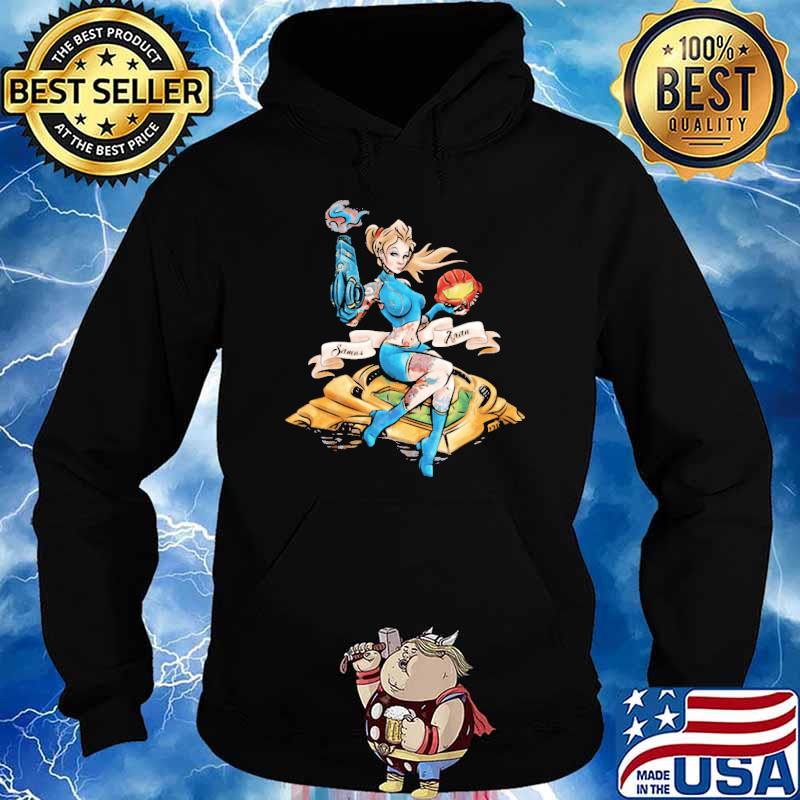Pinup Samus Aran Shirt Hoodie
