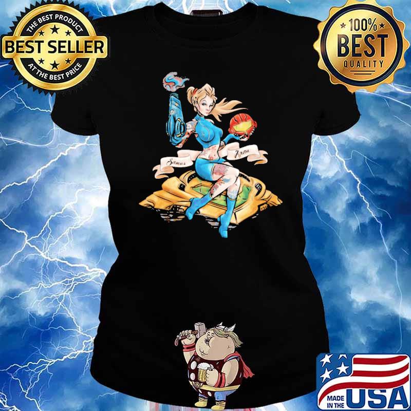 Pinup Samus Aran Shirt Ladies tee