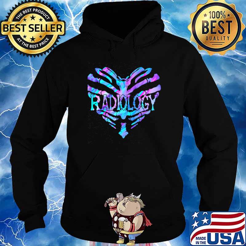 Radiology heart skeleton hologram s Hoodie