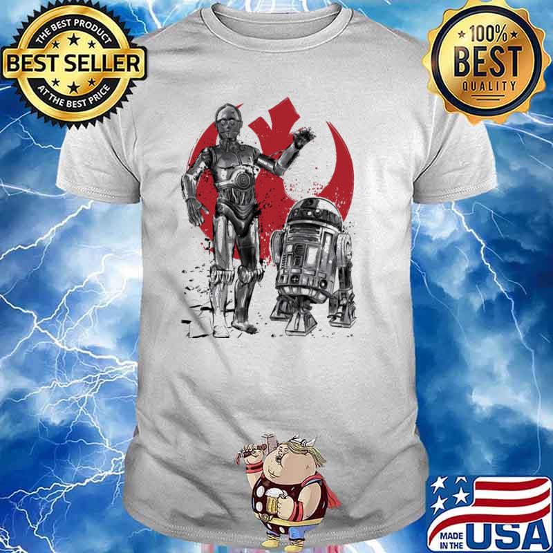 Rebel R2-D2 and 3-CPO Shirt