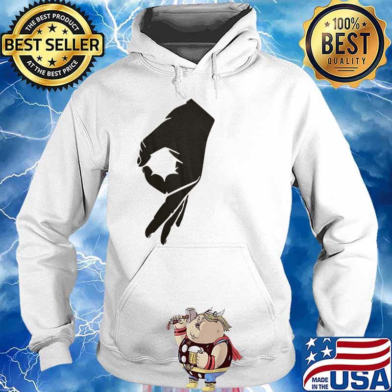 REINGEGUCKT DRUCK SCHWARZ SHIRT Hoodie