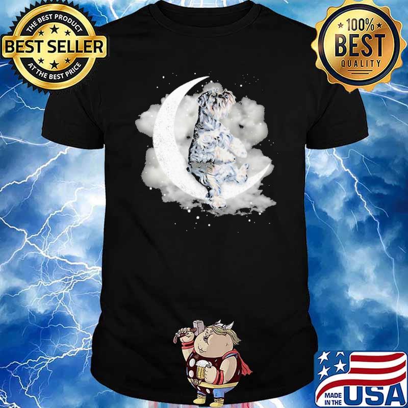 Schnauzer Sit On The Moon Shirt