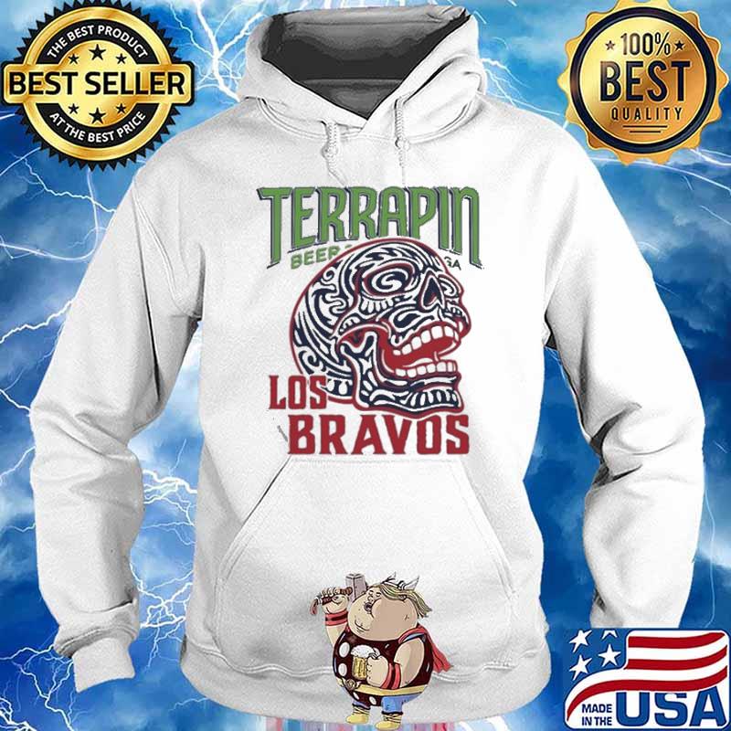 Sugar Skull Terrapin Beer Los Bravos Shirt, hoodie, sweater, long