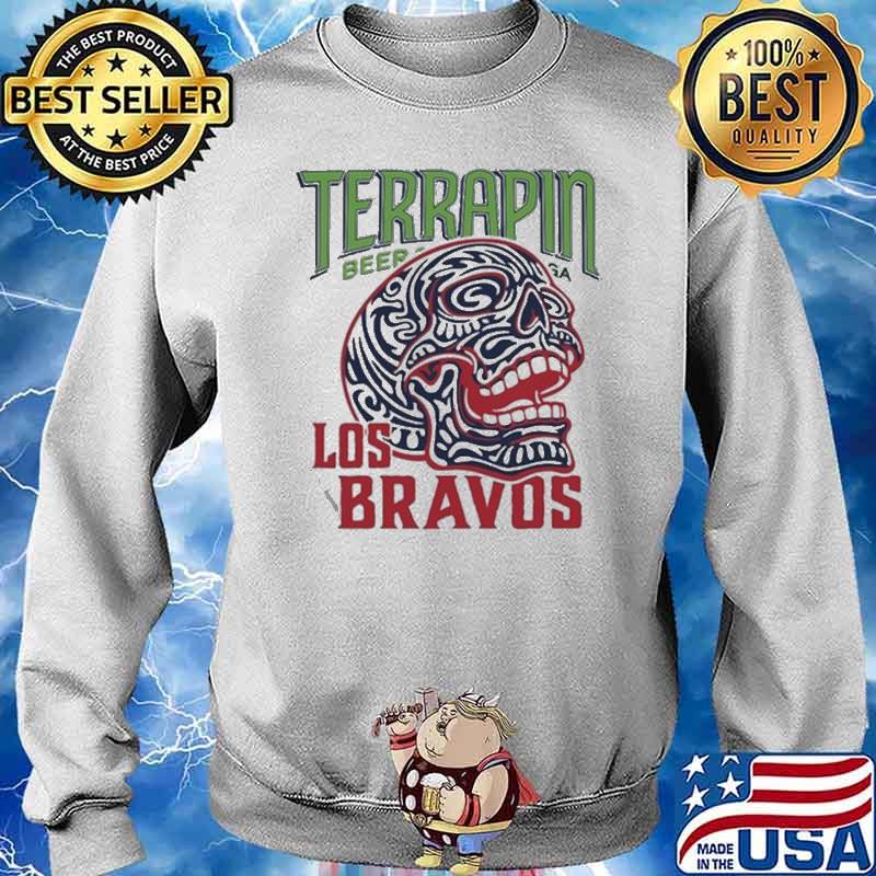 Skull Terrapin Beer Los Bravos Shirt, hoodie, sweater, long sleeve and tank  top