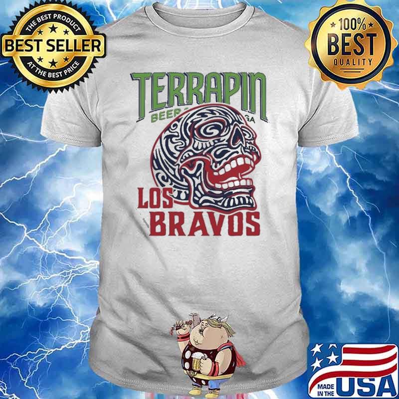 Skull Terrapin Beer Los Bravos Shirt, hoodie, sweater, long sleeve and tank  top