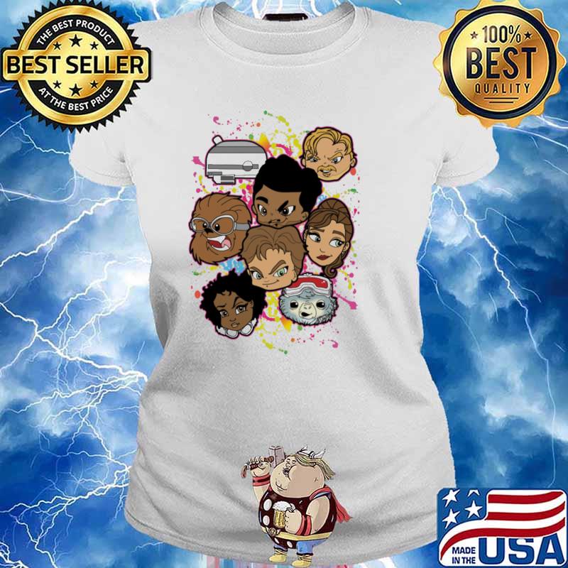 Solo heads chewbacca r2-d2 s Ladies tee