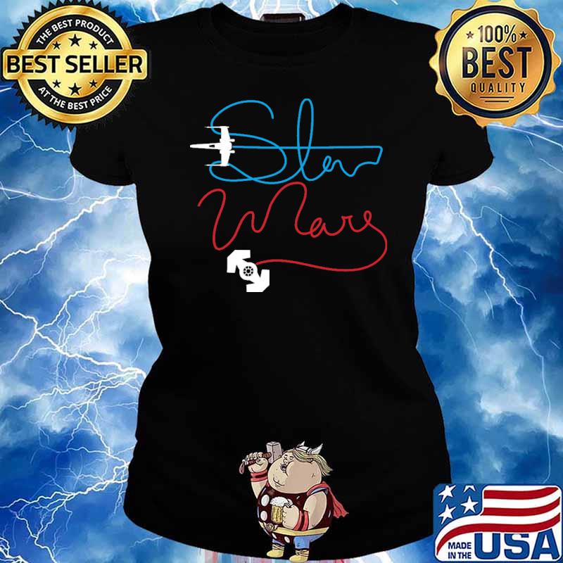 Space handwriting s Ladies tee
