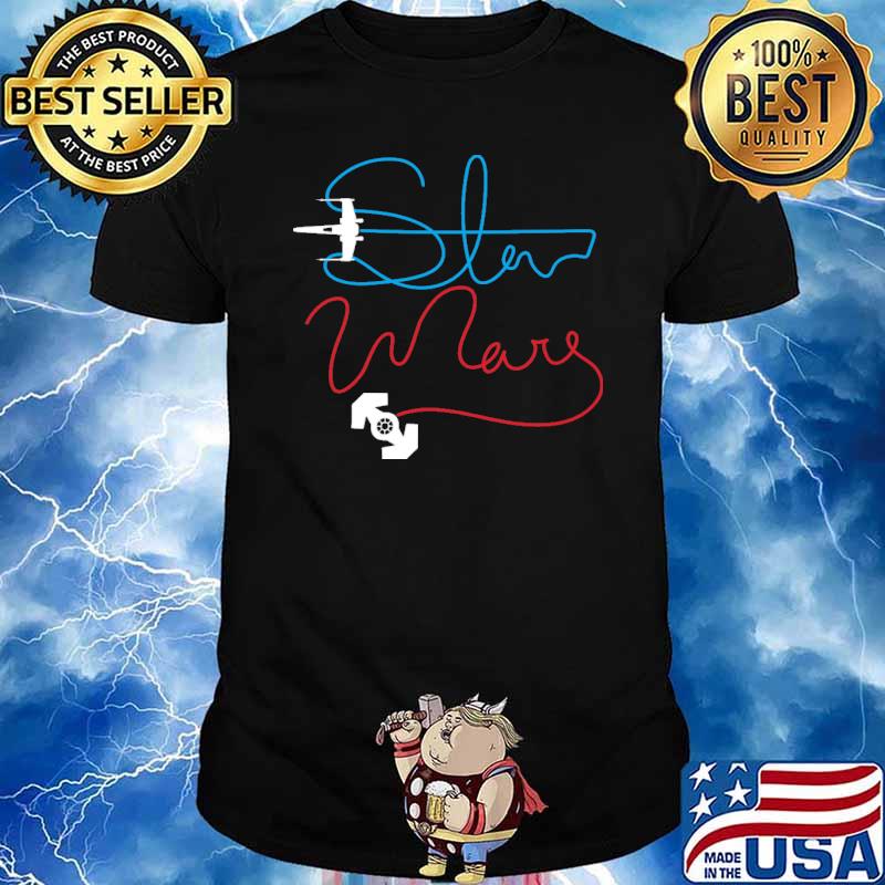 Space handwriting shirt