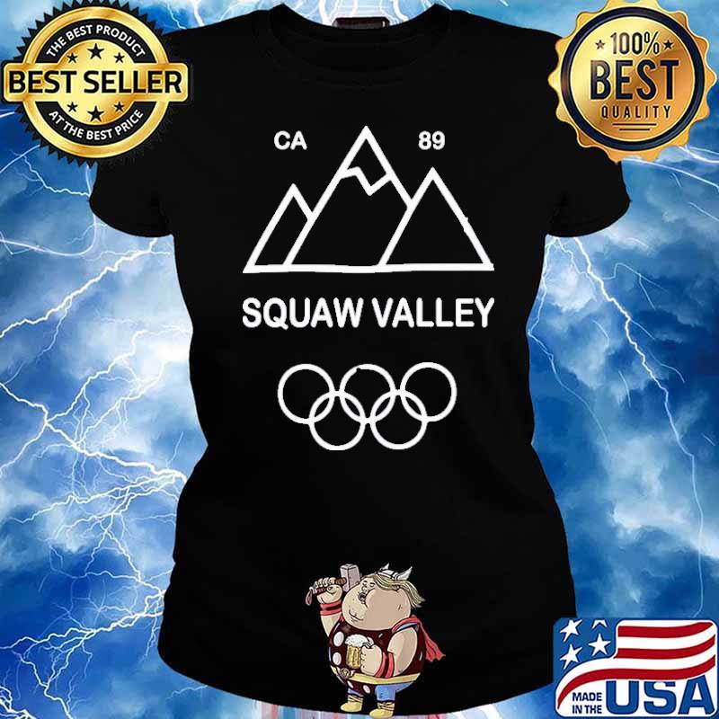 Squaw valley CA 89 s Ladies tee