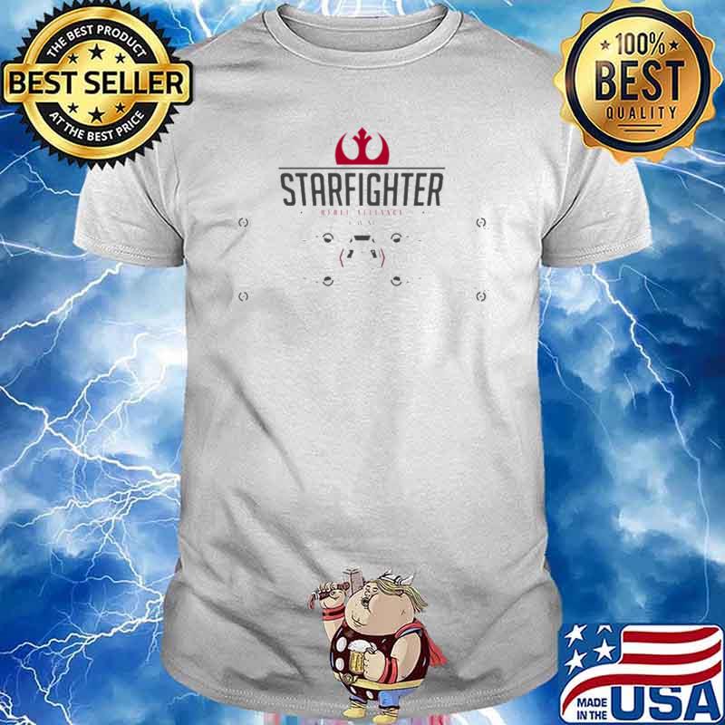 Starfighter rebel x wing star wars shirt