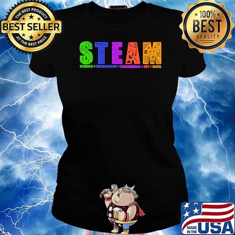 Steam science technology engineering art math s Ladies tee