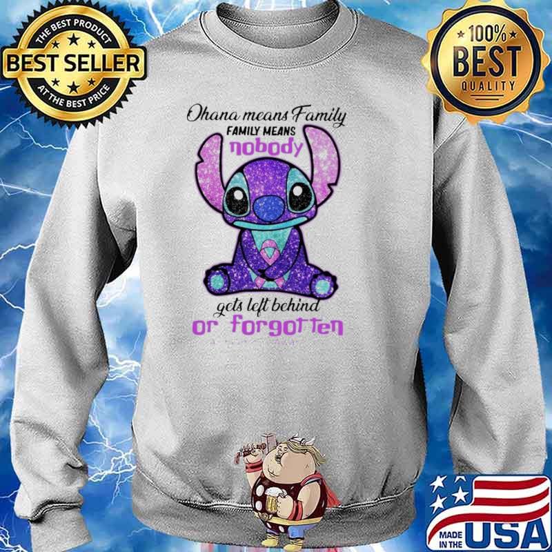 Stitch Ohana means family family means nobody gets left behind or forgotten s Sweater