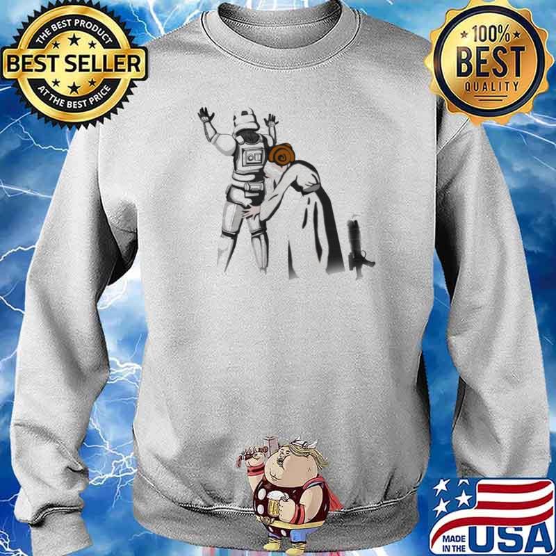 Stormtrooper armor and leia star wars s Sweater