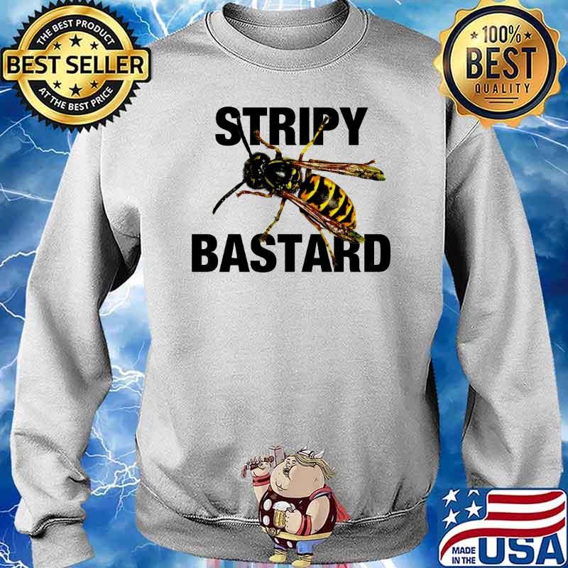 Stripy Bastard Bee Shirt Sweater