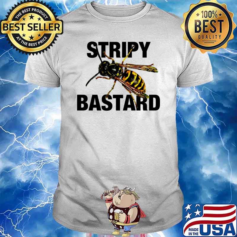 Stripy Bastard Bee Shirt